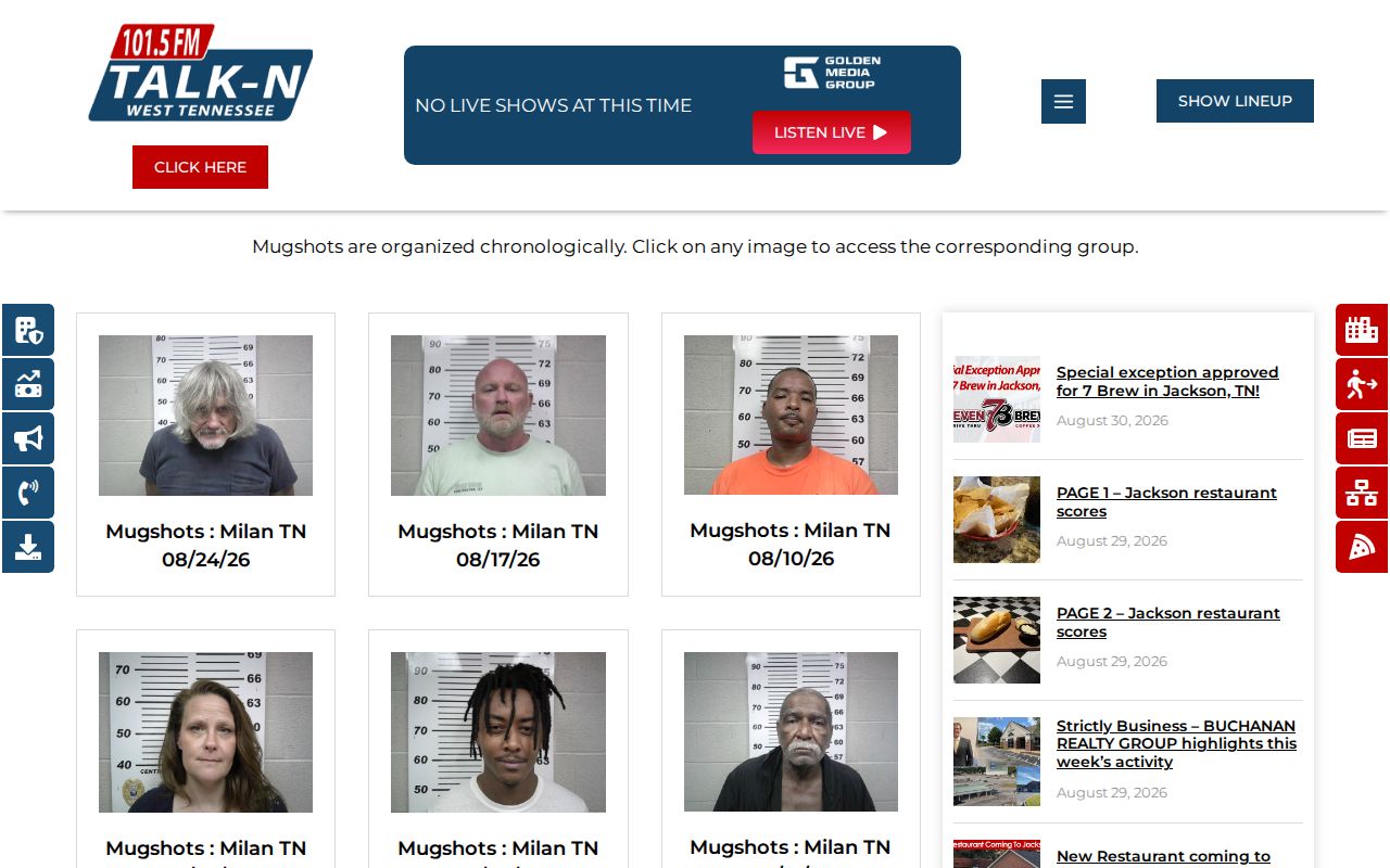 Gibson County Milan local booking news source